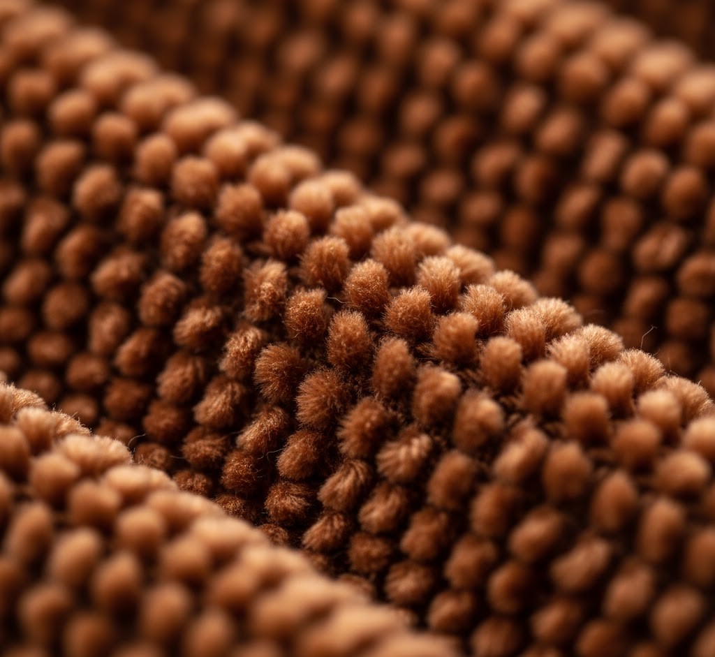 Chenille fabric texture